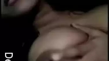 Loves Indian with amazing XXX melons takes them to light in sex show