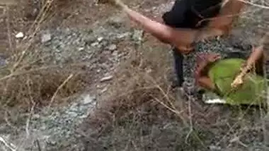 Dehati Randi fucked outdoors by young boy