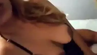 Big boob Delhi babe bounces on a white dick in Indian xxx