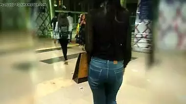 Indian Ass in tight jeans
