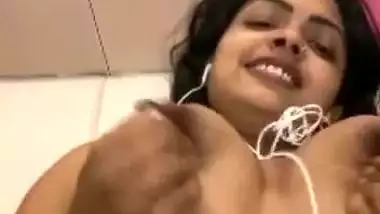 Lactating milf’s bf video in a video call sex MMS
