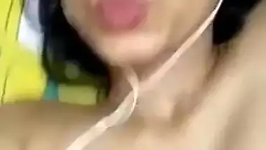 Desi Slim Babe Nude show for BF