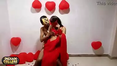 Loving Indian Couple Celebrating Valentines Day With Amazing Hot Sex