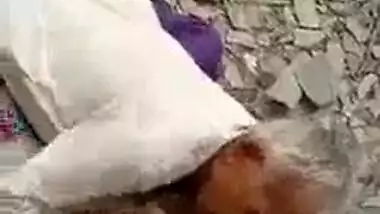 Slutty old dude caught red handed in abandoned backyard