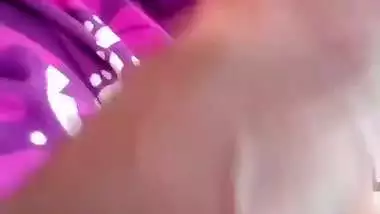 Sexy shemale masturbating and showing her big dick