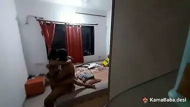 Indian romantic sex on the corner of a bed