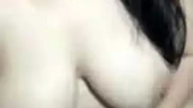 Self-isolated Indian girl has no choice but to play with pussy