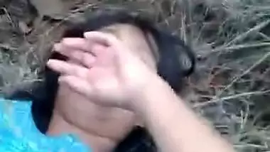 Innocent Face Village Girl Enjoying with Boyfriend Outdoor