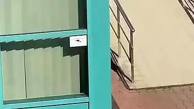 Naughty Young Babe Getting Horny in University & Stated Rubbing her Pussy