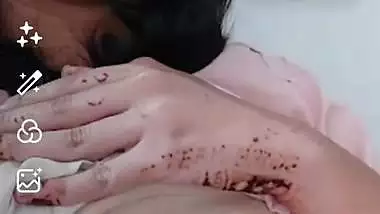 First time topless video making of hot girlfriend