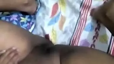 Indian girl pussy show for her lover caught on cam
