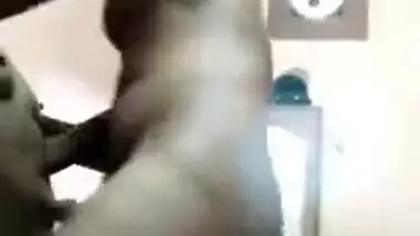 Sexy aunty sucking and fucking in home sex video