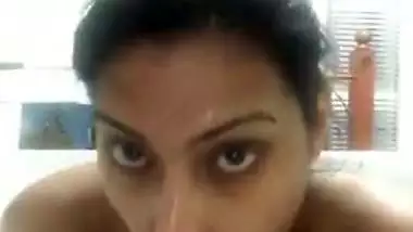 Young and horny girl enjoys with a big dildo
