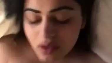 Big boob Bangali girl gives a boobjob to her lover