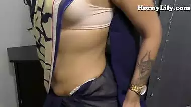 Desi StepMom Toilet Bondage StepSon (English...