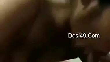 Sexy desi college girl sucking bf cock on his room mms