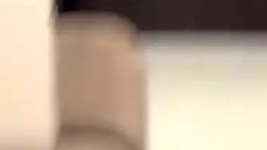 Fucking before mirror in hotel room by horny girlfriend