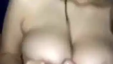 Huge boobs fuck and blowjob by hot Indian slut