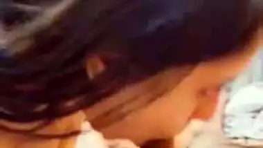 Horny girl gives an Indian blowjob to her friend’s BF
