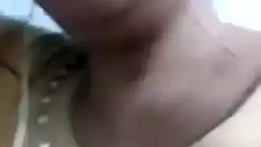 Lonely wife in relationship with lover goes nude
